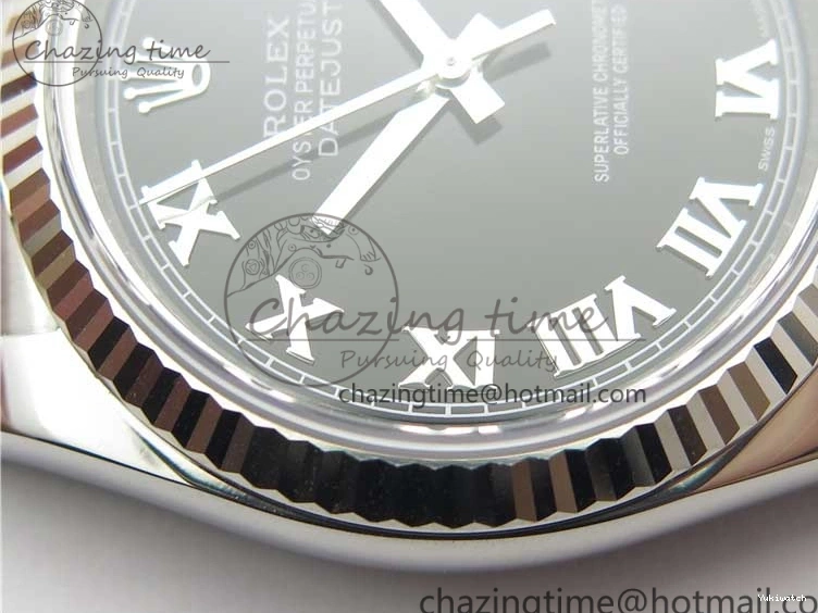 Dial Bracelet Markers Edition SH3135 116234 Roman on Black DateJust SS Jubilee 1:1 36 904L Steel Best ARF V3 0117